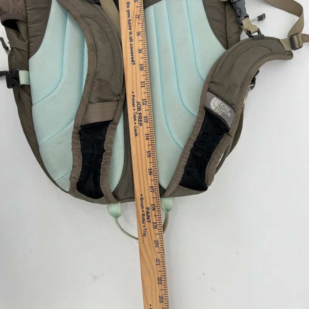 The North Face Surge II Backpack Mens OS Olive Green Laptop Daypack Hiking Read